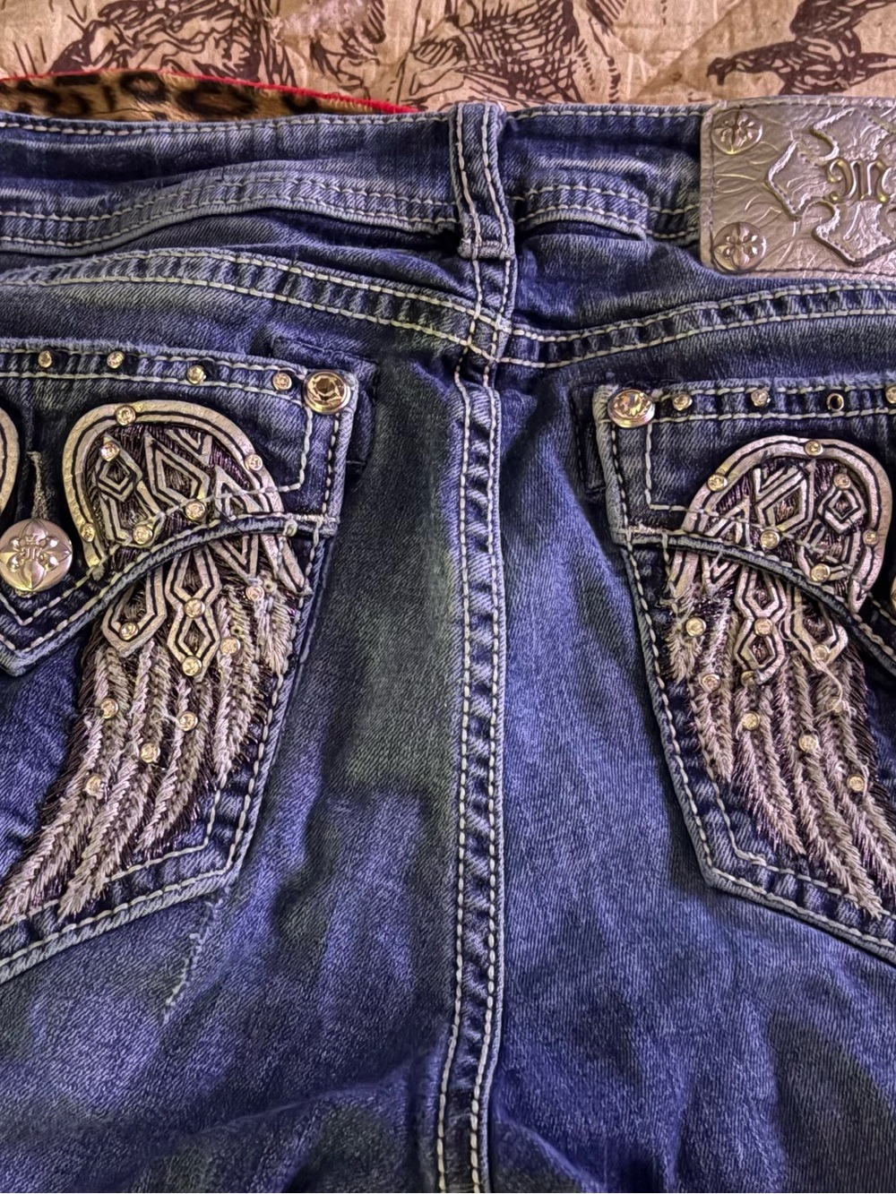 Miss Me Dark Blue Bootcut Jeans